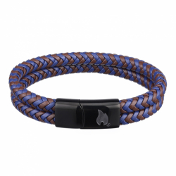 Браслет Braided Leather Bracelet (22 см) ZIPPO 2007163