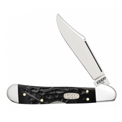 Нож перочинный Rough Black Synthetic Mini CopperLock + зажигалка 207 ZIPPO 50623_207